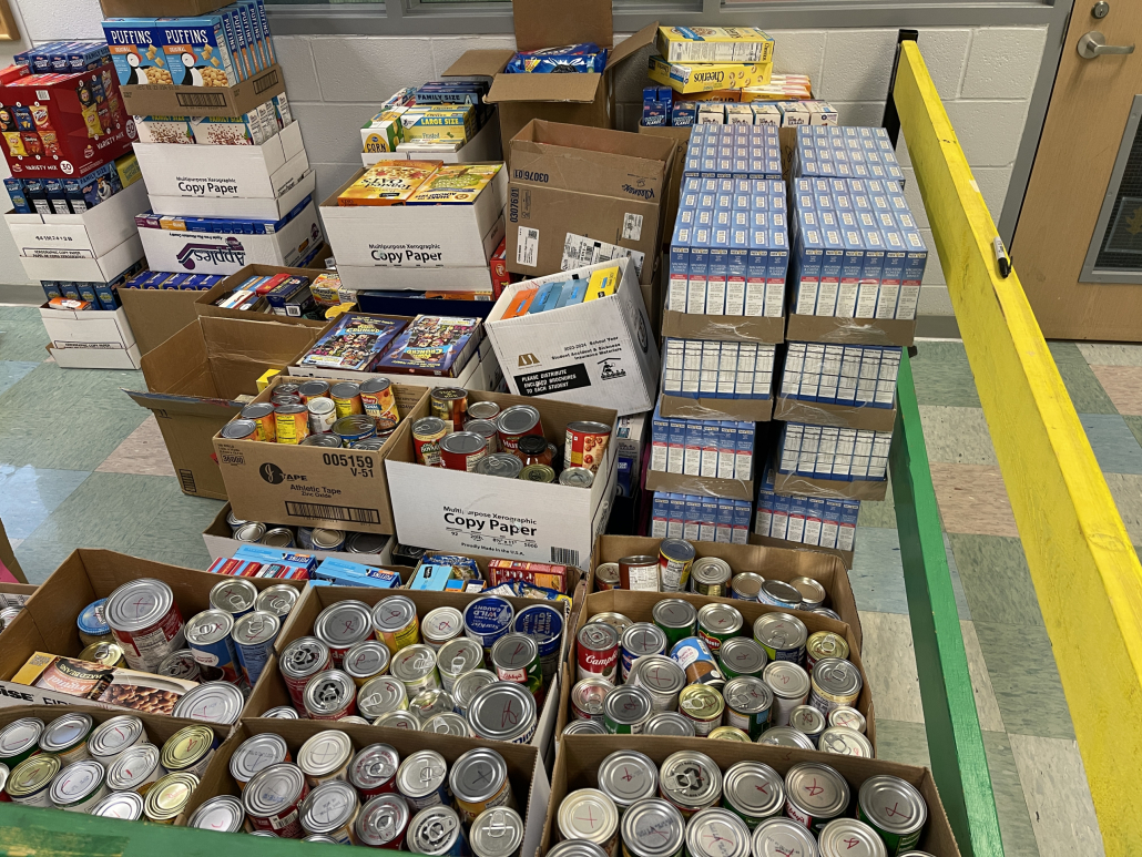 PHS Leadership Organizes Canned Food Drive - Sherwood Elementary School
